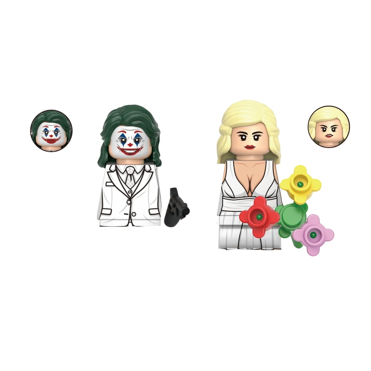 KDL830 аниме комиксы принц преступления фигурки кирпичи клоун игрушки блоки мини