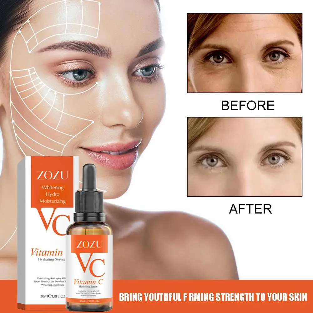 

30ml Vitamin C Serum Skin Repair Smooth Essence Serum For Moisturizing Brightens Face Care Skincare Products