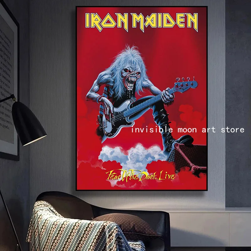 Знаменитая Рок-Группа Iron Maiden Music Коллекция альбомов обложки картина настенная