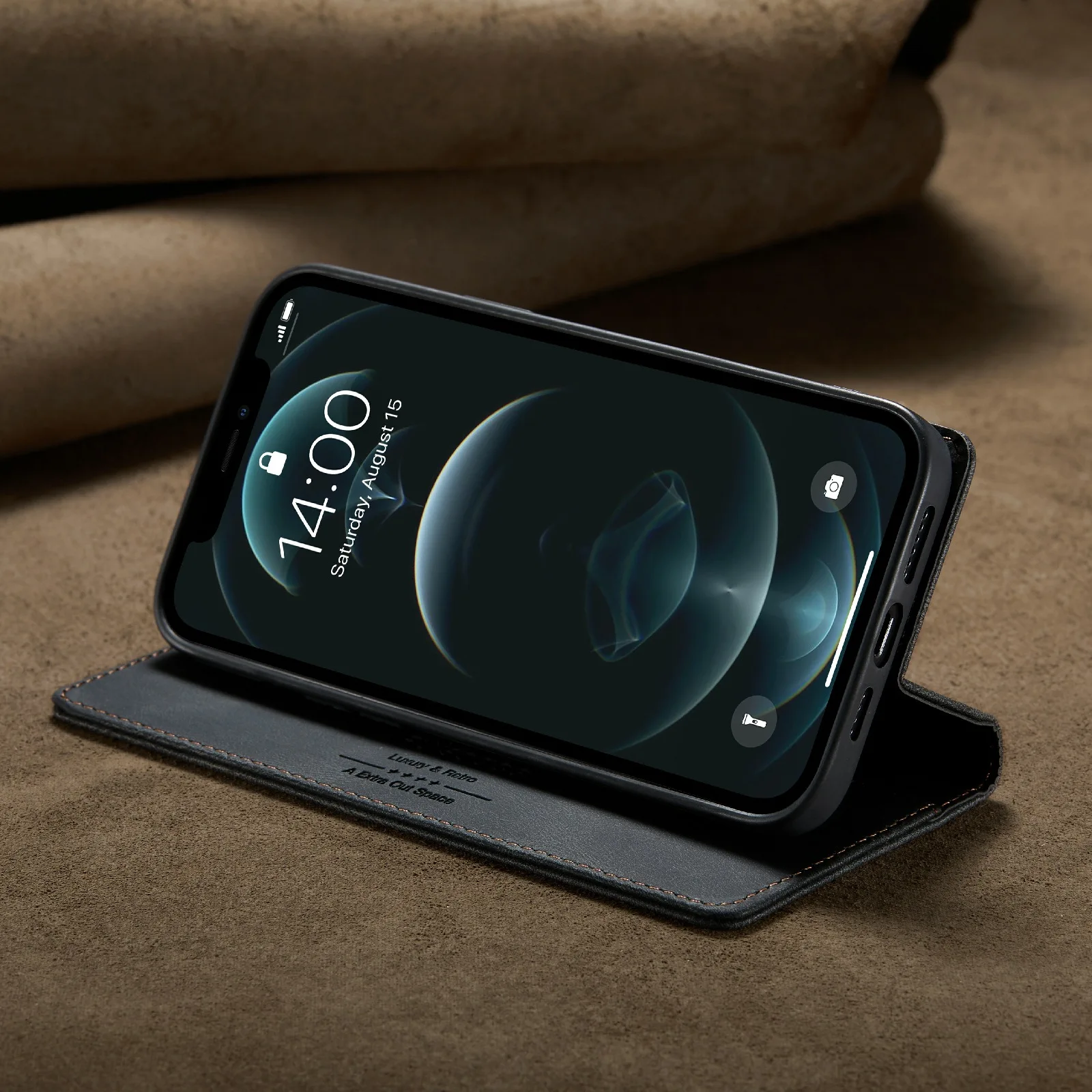 Caseme Original Flip Case For Iphone  13 12 Mini 11 Pro Xs Max Retro Magnetic Card Stand Wallet For Iphone 7 8 Plus Se 2020 Case