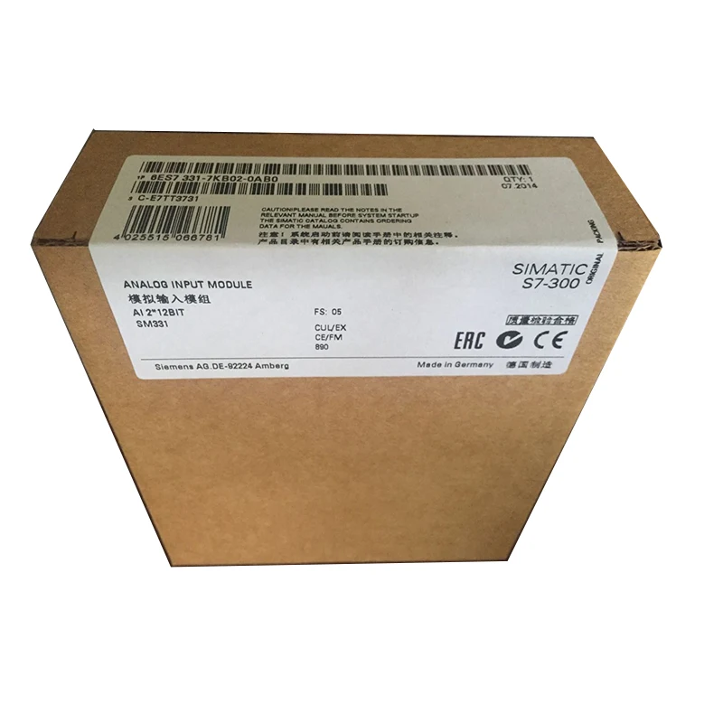 

Original NEW Plc Controller Immediate Delivery 6ES7331-7KB02-0AB0