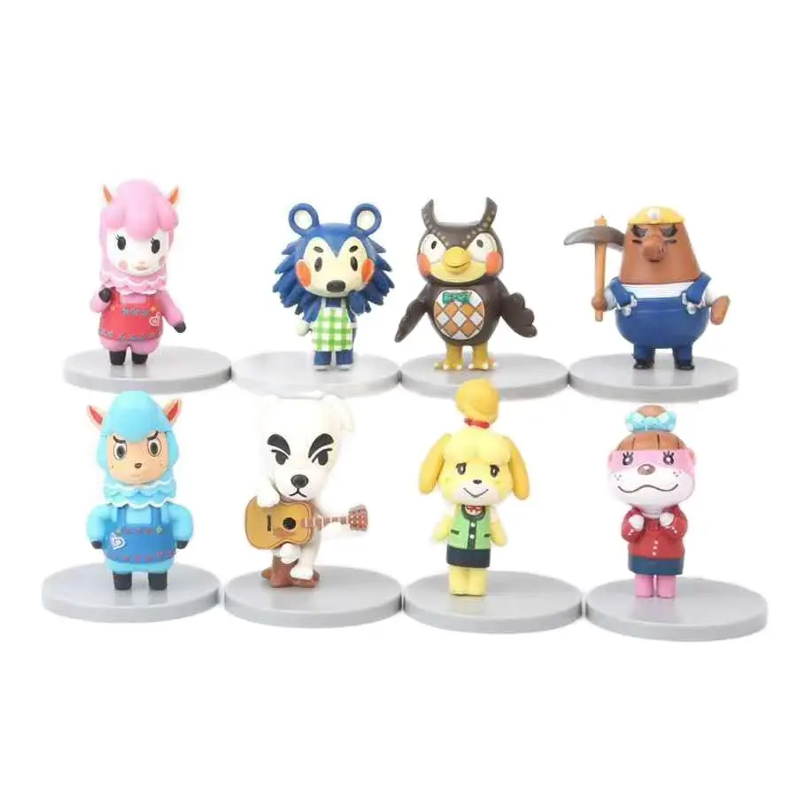 S Cute Bear Dog  K.k Owlette Model Pvc Figure Toy Set Gifts For Children