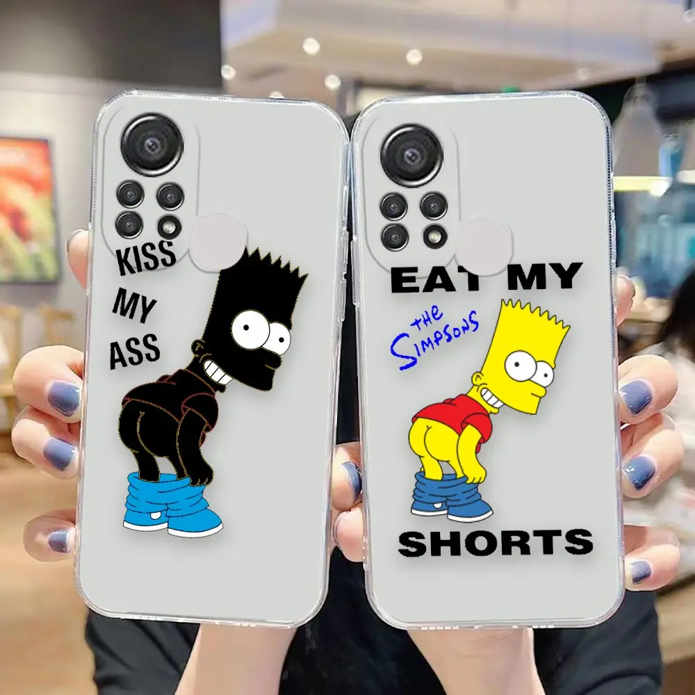 

Clear Phone Case For TECNO CAMON 18 HOT 10S 11S NFC 8 9 10 11 12 PLAY POVA2 SMART 6 7 GO PRO 2020 Case The S-Simpsons-s Movie