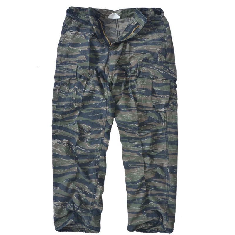 

SMTP Combat Pants Outdoor Casual Military Army Camouflage Pants Tigerstripe Pants Vietnam War Pants TCU Tropical training pants