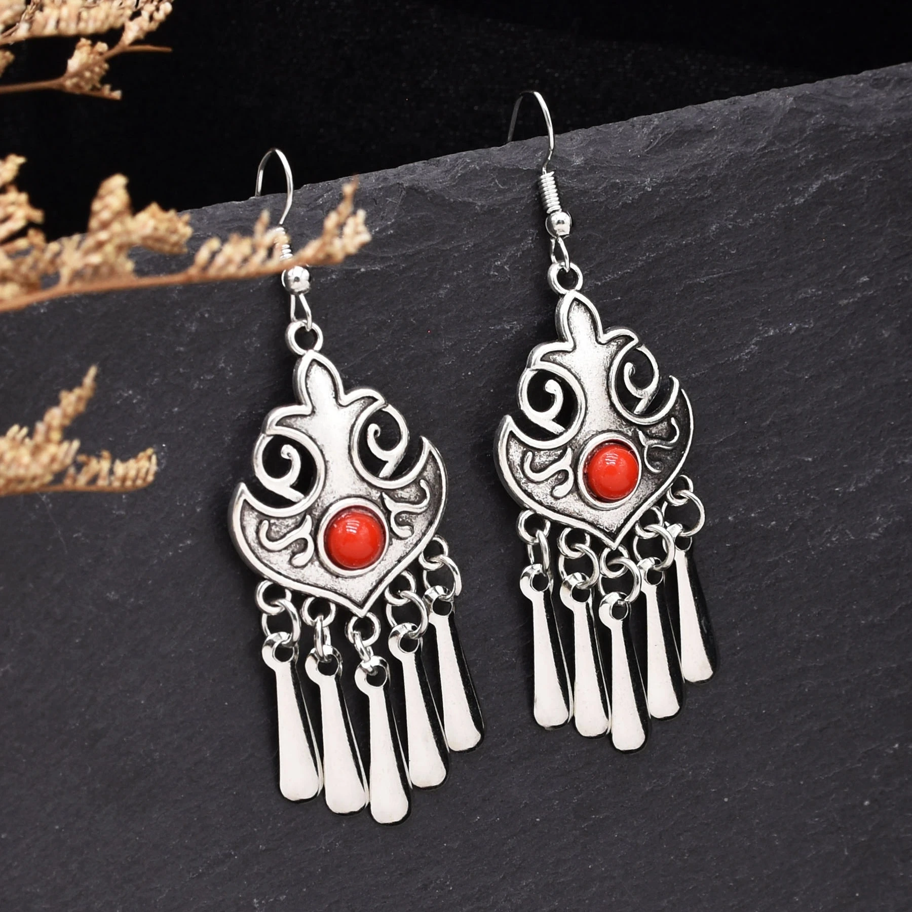 Женские серьги с подвеской в арабском этническом стиле