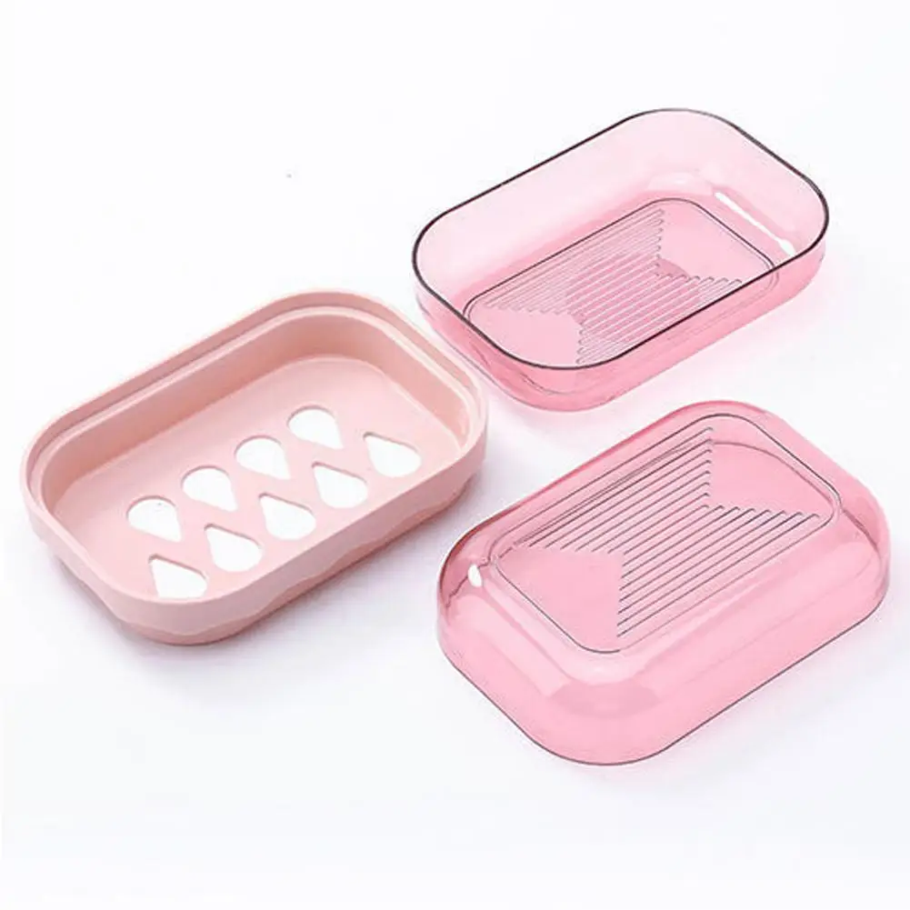 

Portable Soap Box Durable Dripping Soap Container Nordic Soap Portable Holder Bathroom Style Rack Soaps Accessories X6v1