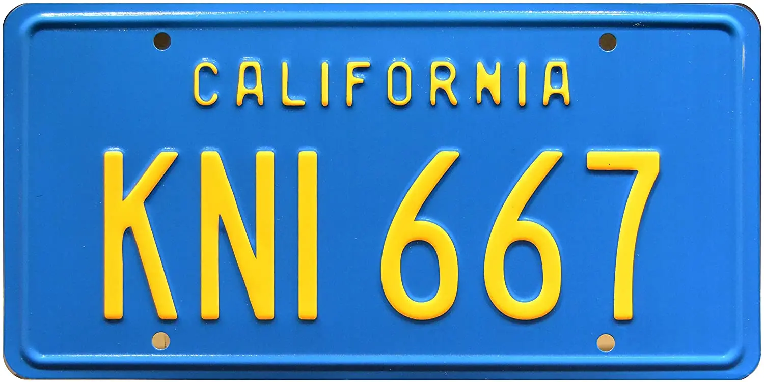 

Celebrity Machines Knight Rider | KNI 667 | Metal License Plate