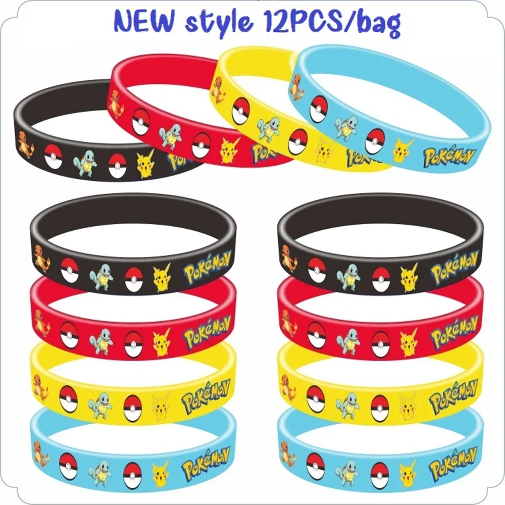 12 шт. детские силиконовые браслеты для косплея