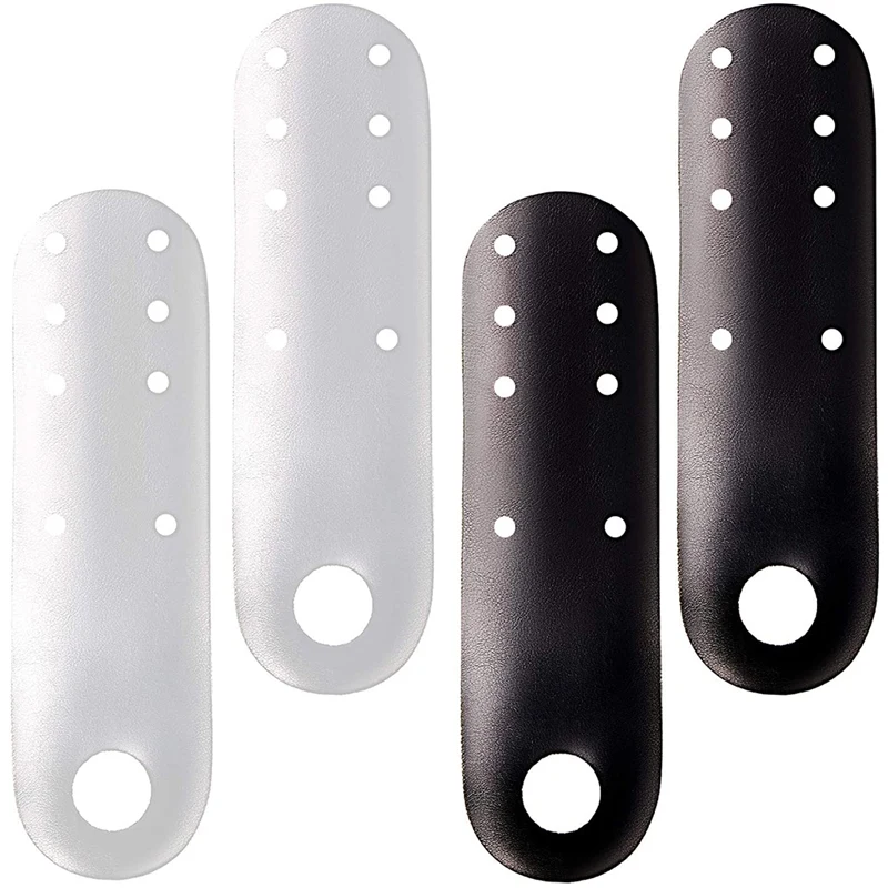 

4 Pcs Skate Toe Protectors Roller Skate Toe Guards Flat Skate Toe-Guards Leather Toe Protectors For Quad Roller Skates