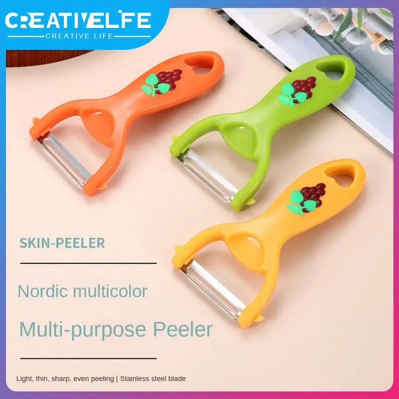 

Peeling And Slicing Household Kitchen Tools New Stainless Steel Vegetable Peeler Kitchen Accessories Carrots Potato Home Peeler