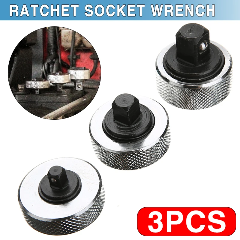 

1/4" 3/8" 1/2" Drive Wrench Tools Spare Parts Mini Ratchet Socket Wrench Steel Palm Ratchet Socket Reversible Ratchet Tool