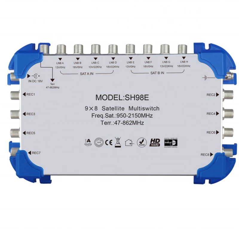Preço de Fábrica 9×4 9×8 9×12 9×16 tv a Cabo Multiswitch Satélite Multiswitch tv Satélite Receptor 9502150mhz