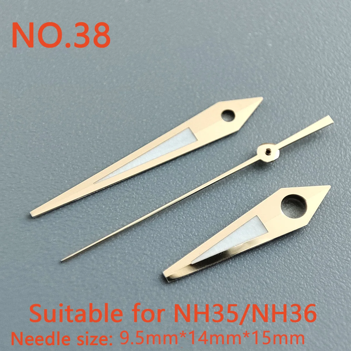 Аксессуары для часов указка NH35 Золотая зеленая супер светящаяся подходит NH36