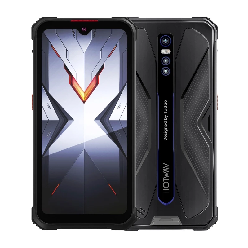 HOTWAV CYBER 9 Pro Rugged Phone Waterproof 8GB RAM 128GB ROM Android 11 MTK Helio P60 MTK6771 Octa Core up to 2.0GHz NFC Face ID