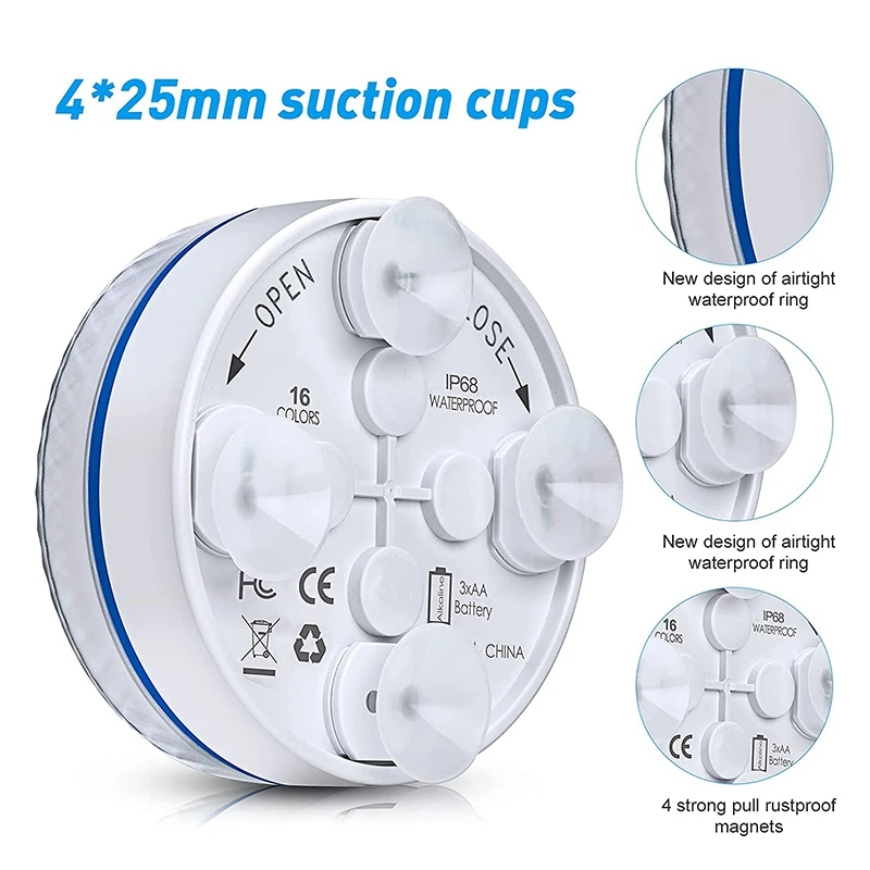 Подводный светодиодный светильник для бассейна RGB |