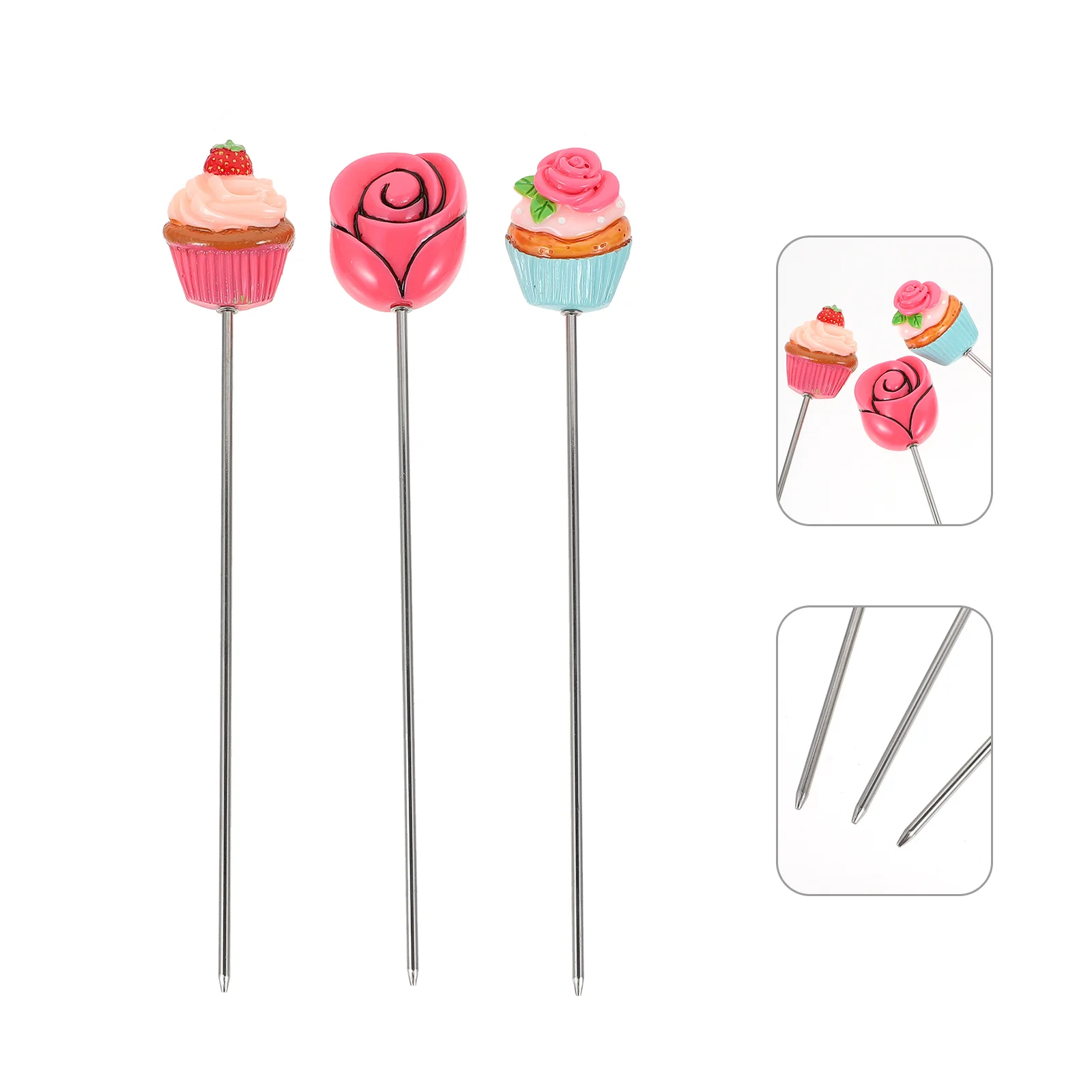 

Cake Kitchen Probe Testing Needle Household DIY Baking Tool Bread Pin Supply Decorating Tools