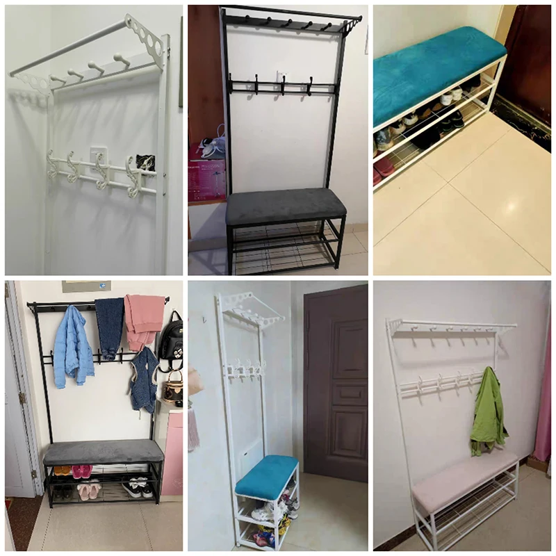 Вешалка для пальто и обуви вешалка спальни веранды одежды с подставкой смены