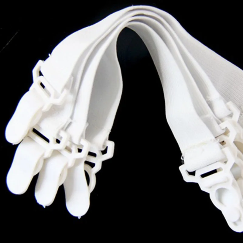 Набор из 4 шт. креплений для простыни на резинке для матрасного покрытия и пледов