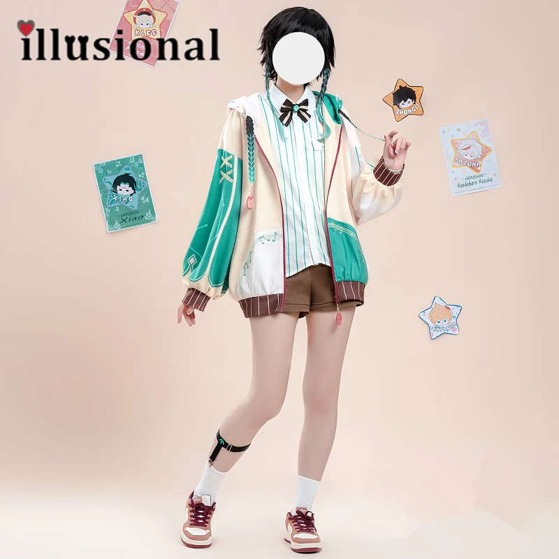 

illusional Venti Cosplay Game Genshin Impact Cosplay Costume Venti Sprot Hoodies Daily Suit