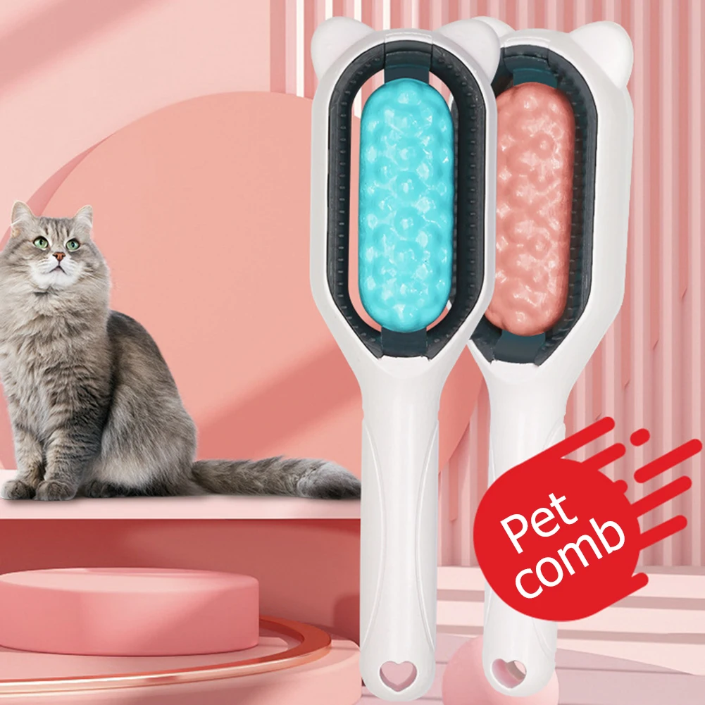 

Многофункциональная щетка для вычесывания домашних питомцев, силиконовая Щетка для собак, щетка для груминга кошек, средство для удаления ...