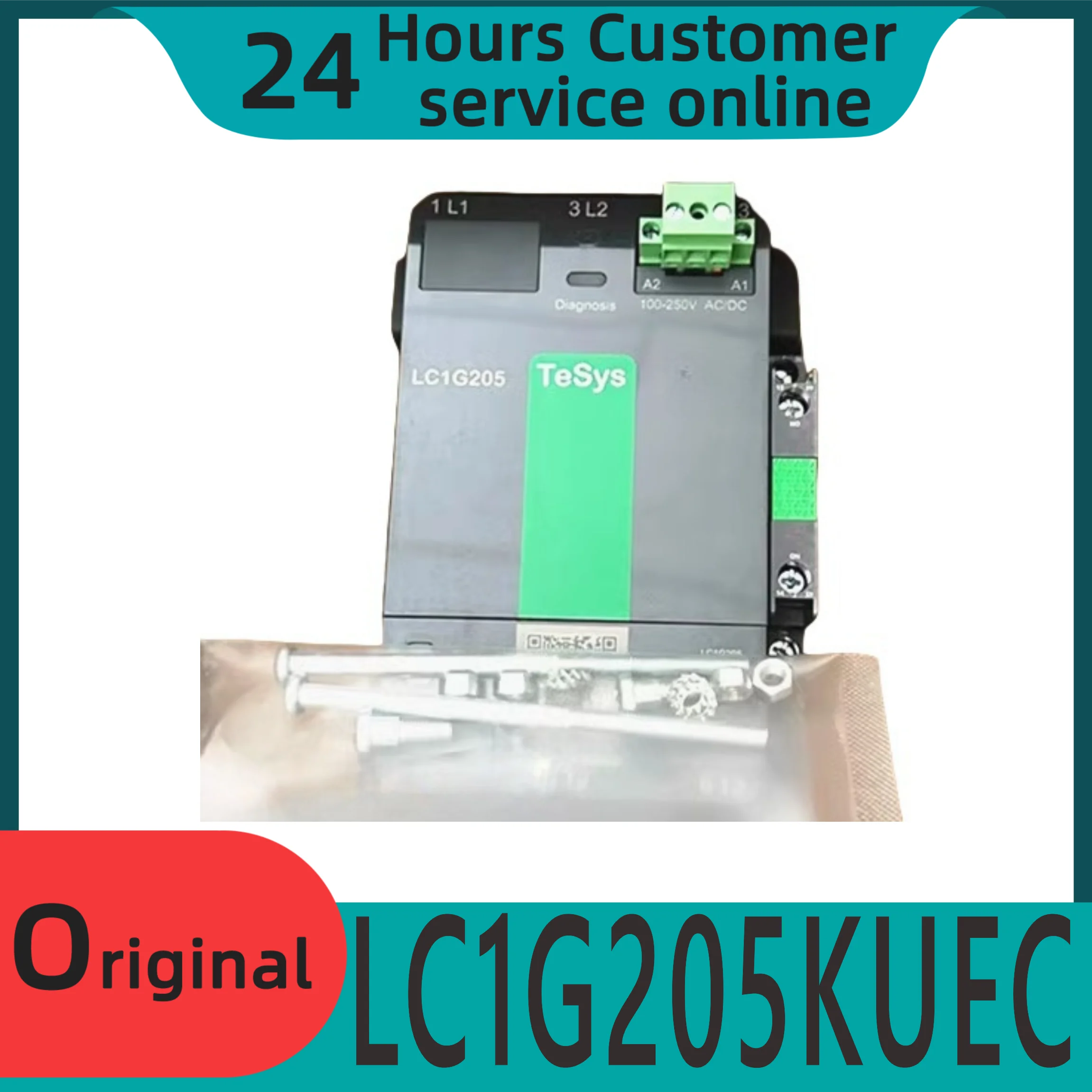 Фото Новый оригинальный контактор LC1G205KUEC 205А 3P 100-250В AC/DC №1