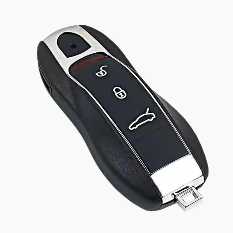 

Чехол с 2 логотипами Smart Remote Key Shell для Porsche 718 911 Panamera Cayenne 2017 2018 2019 2020 Porsche 3-кнопочный брелок для ключей