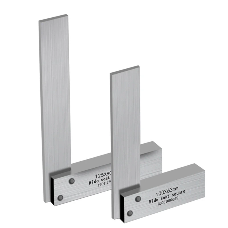 

Machinist Square 90 Degree Right Angle Engineer Set Precision Ground Steel Hardened Angle Ruler Wide Seat Square