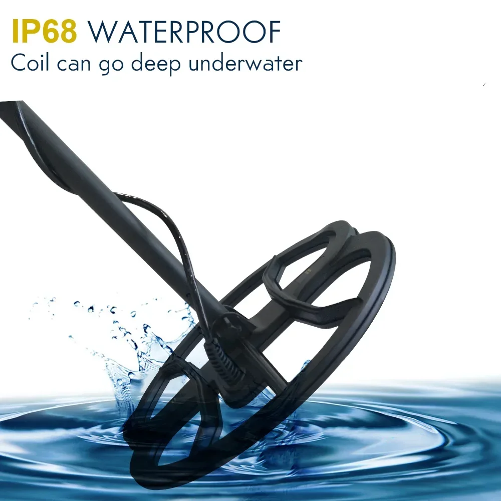 Аксессуары для металлоискателя 19 2 кГц 11-дюймовая поисковая катушка с винтом