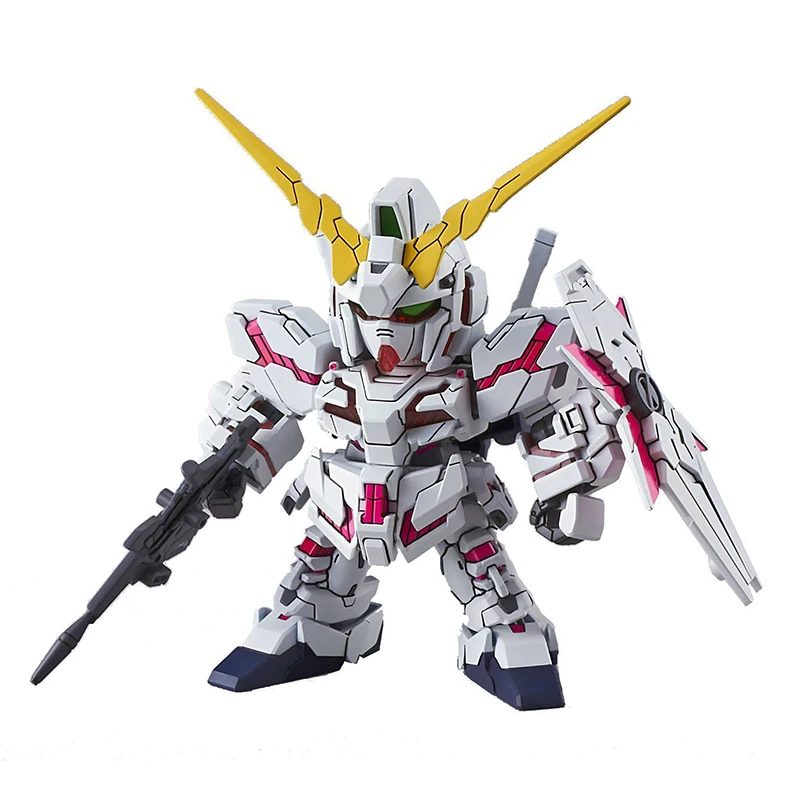 

Bandai Original Model SD BB EX 005 Q Version Unicorn Unicorn Destruction Mode Gundam Ornament Collectibles Cute Kawaii