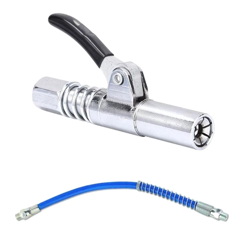 

Manual Grease Grease Nipple Coupler Part Oil Filling Tool Grease Nipple Fittings With 30Cm Hose