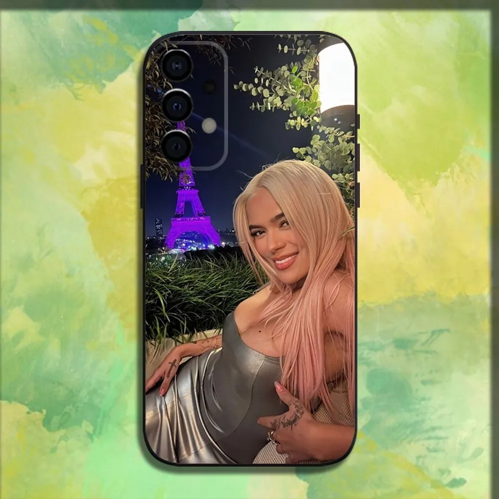 Чехол для телефона Singer K-Karol g Samsung Galaxy A13 A21s A22 A31 A32 A52 A53 A71 A80 A91 Soft Black Cover