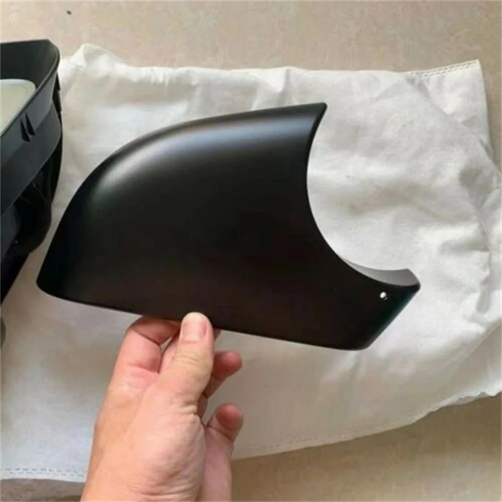 

1Pair Car External Rearview Side Mirror Cover Lower Holder Black For Tesla Model 3 2017-2021 View Mirror Base Durable Accessory