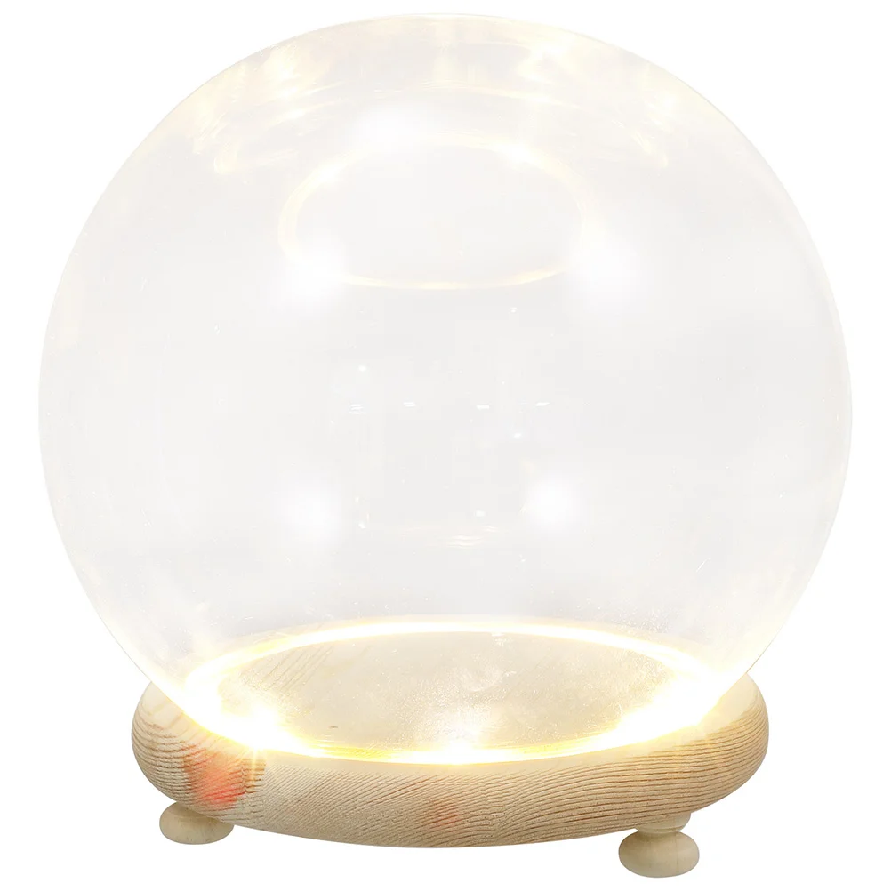

Cake Dome Cover Terrarium Display Globe Plate Car Decoration Landscape Christmas Glass Hud Clear Cloche Bell