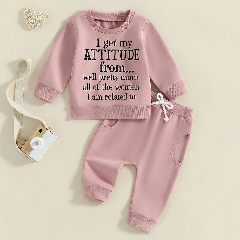 Осенняя одежда для маленьких девочек Забавный свитшот с длинным рукавом и