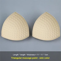hot sale 1pair sponge bra pads push up breast enhancer removeable bra padding inserts cups for swimsuit bikini padding intimates