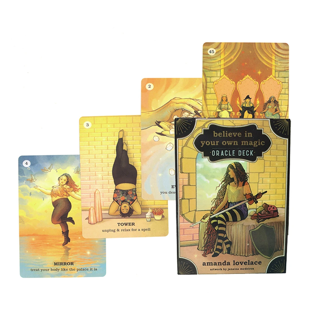 

Believe in You Tarot Cards for Beginners with Guidebook Board Game Guidance Divination DIVIN Personalized Cards Tarot Book