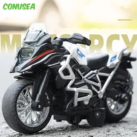 114 simulation alloy motorcycle model car die cast vehicle sound and light off road autocycle racing collection hobbies toy car