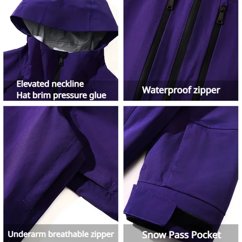 Зимняя одежда для сноуборда спортивный костюм новинка 2025 ветрозащитная Женская