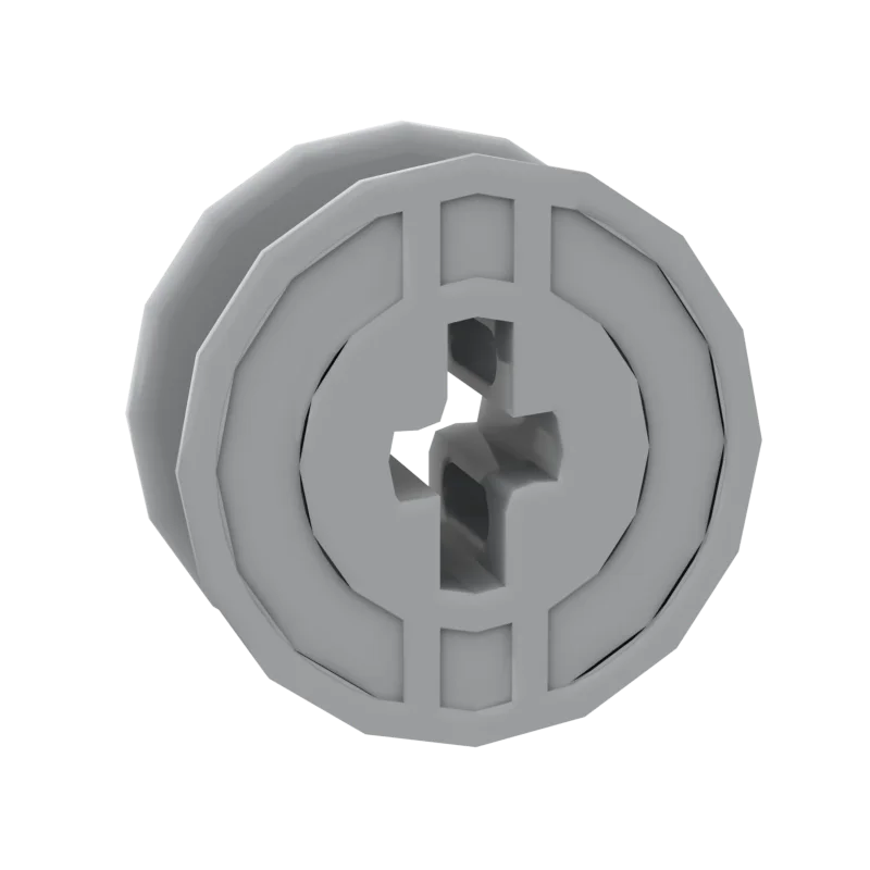 Радужная свинка MOC детали 61510 струнная катушка 2x1x2 барабан Совместимые Кирпичи