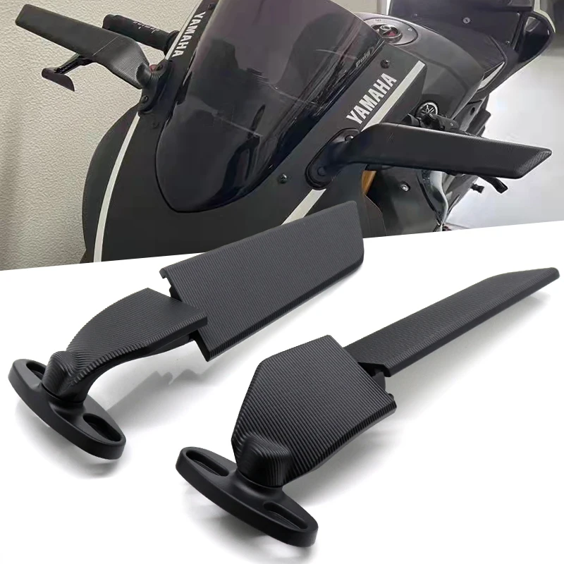 

Motorcycle Side Mirrors Wind Wing Adjustable Rotating Rearview Mirror For Yamaha YZF R1 YZF-R1 R1 2015 2016 2017 2018 2019