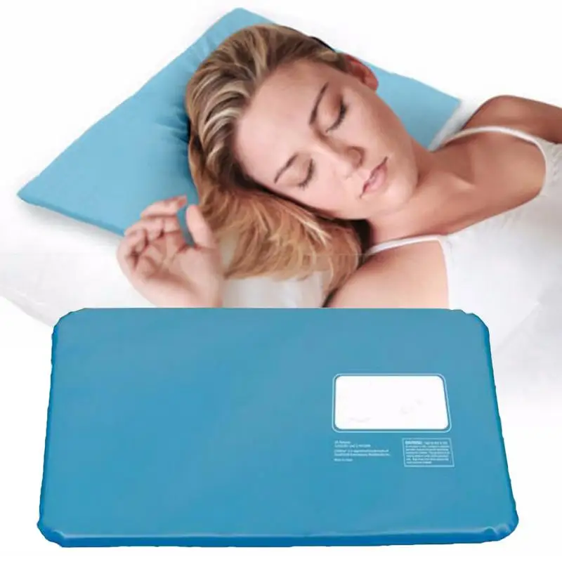 

Cooling Pillow Pad Summer Cooling Ice Pillow Cool Insert Sleeping Therapy Aid Pad Self Cooling Pad Muscle Relief Cool Pillow