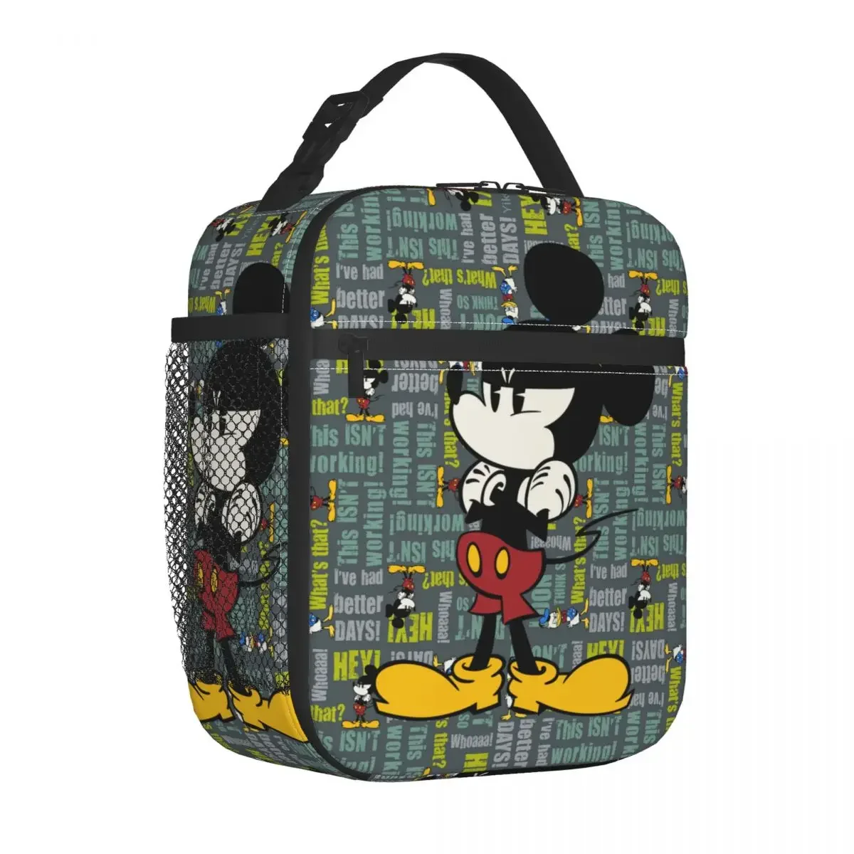 Сумка-термос С Микки Маусом Унисекс Оксфорд Ланч-бокс Портативный Контейнер Для