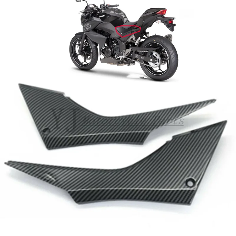 

Боковая крышка из углеродного волокна для бака краски, обтекатель подходит для Kawasaki Ninja 300R EX300 ZX300 2013 2014 - 2017 Z3 Z250