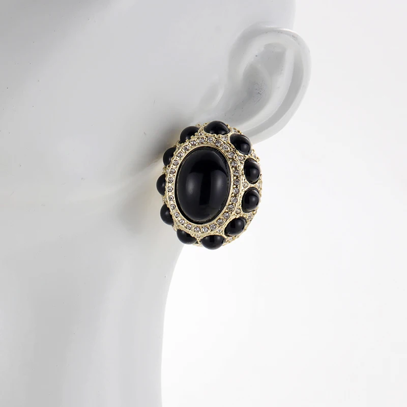 Винтажные цветные Серьги-клипсы GrayBirds в подарочной коробке на День Благодарения