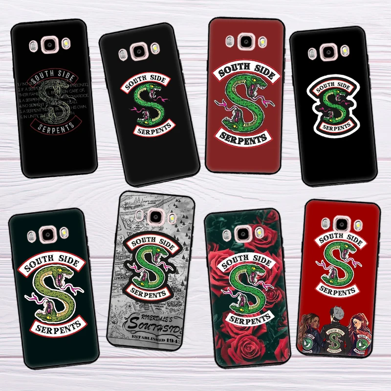 Чехол-накладка Riverdale South Side Serpents для Samsung J3 J5 J7 2016 A3 A5 2017 J4 J6 Plus J8 A6 A7 A8 A9 2018