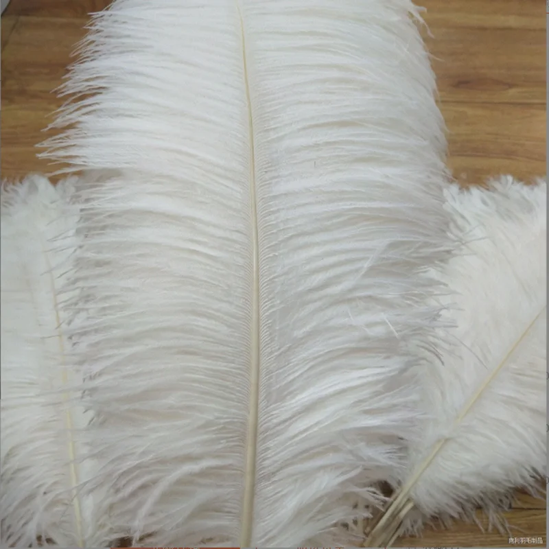 

10-200 Wholasale Fluffy White Ostrich Feather big wedding table centerpieces decor Plume for craft accessories Carnival 15-70cm