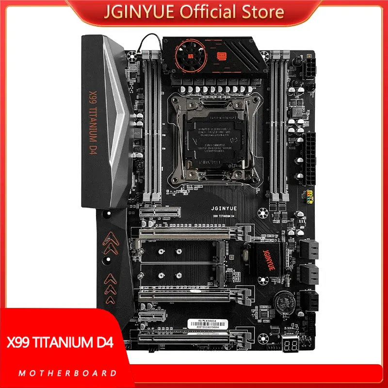 JGINYUE X99 ATX Материнская плата Intel LGA 2011-3 E5 DDR4 2133 МГц 64 Гб ECC M.2 NVME SATA USB3.0 X99 Высококачественная игровая доска