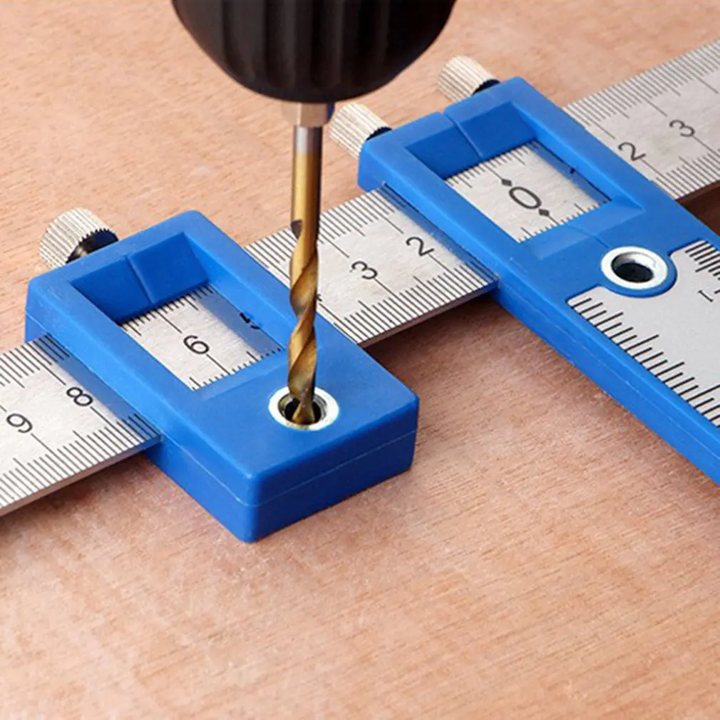 

Punch Locator Auxiliary Tool Wardrobe Door Furniture For Drilling And Opening Longitudinal Sliding Ruler