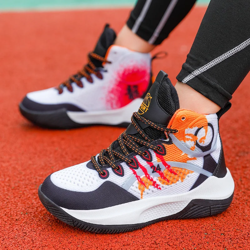 

Boys Basketball Shoe Kids Sneakers Fashion Sneakers for Kids Boys Girls Boys School Running Shoes Breathable Kids Sport Shoes