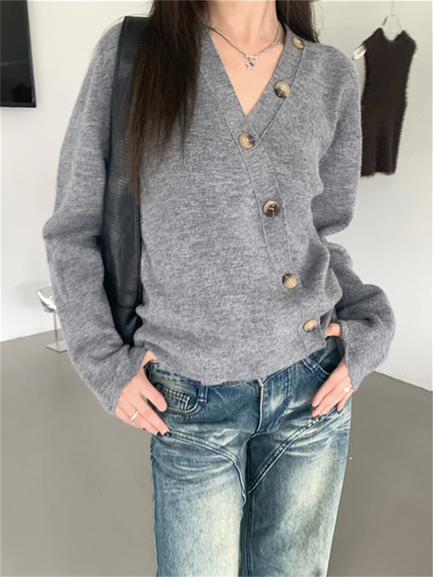 Alien Kitty 2023 осенние однотонные пальто тонкие женские удобные универсальные